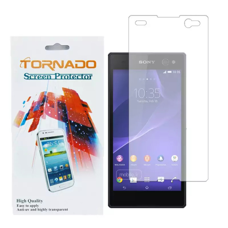 گلس محافظ صفحه نمایش نانوگلس تورنادو مناسب موبایل SONY C3