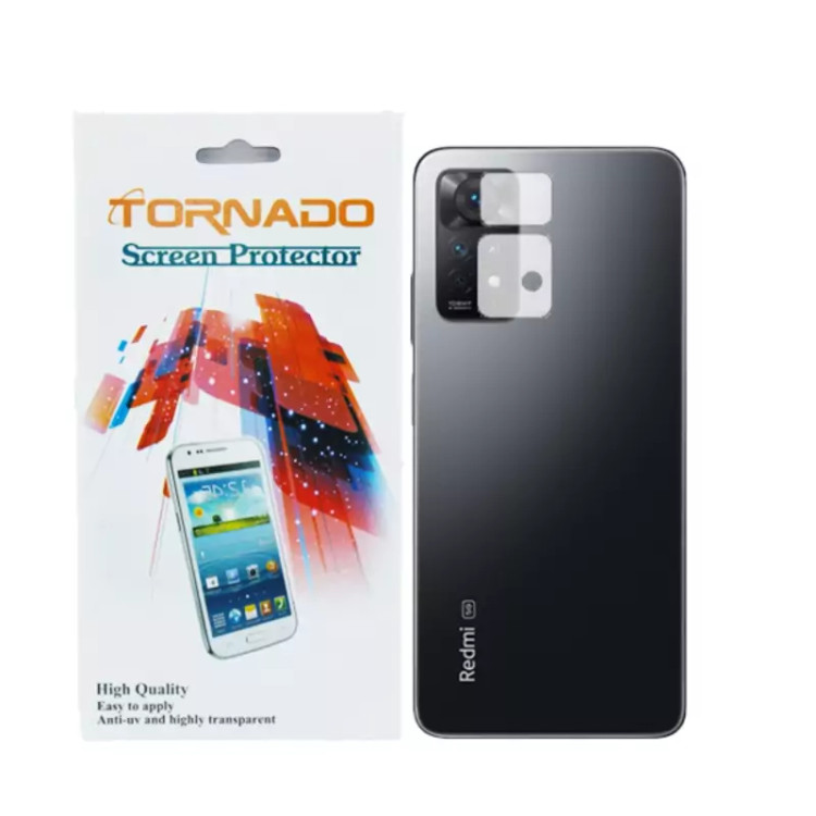 محافظ لنز دوربین نانوگلس مدل تورنادو مناسب موبایل شیائومی Note 11 Pro بسته 40عددی