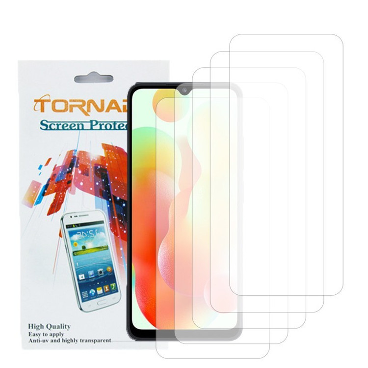 گلس محافظ صفحه نمایش تورنادو مدل نانو گلس مناسب برای موبایل شیائومی Redmi 12C بسته 5 عددی