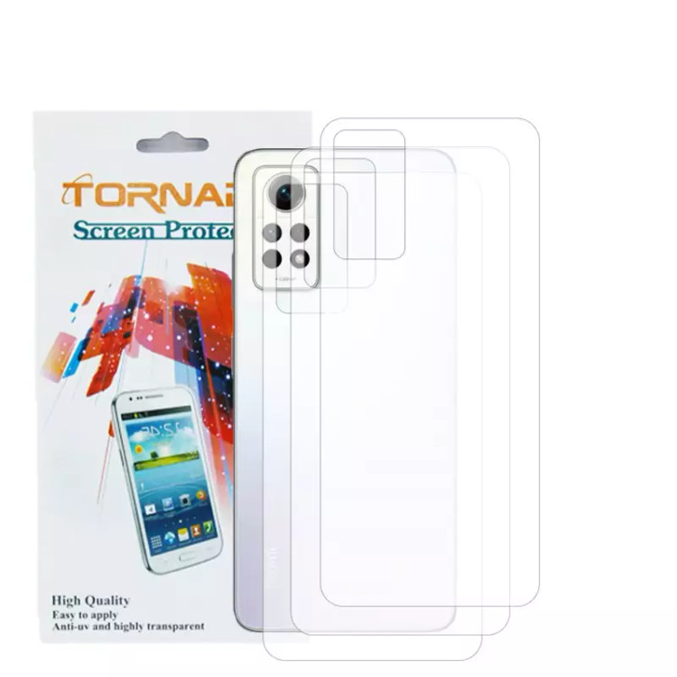 برچسب پوششی پشت گوشی مدل تورنادو مناسب برای موبایل Note 12 Pro 4G بسته 3 عددی