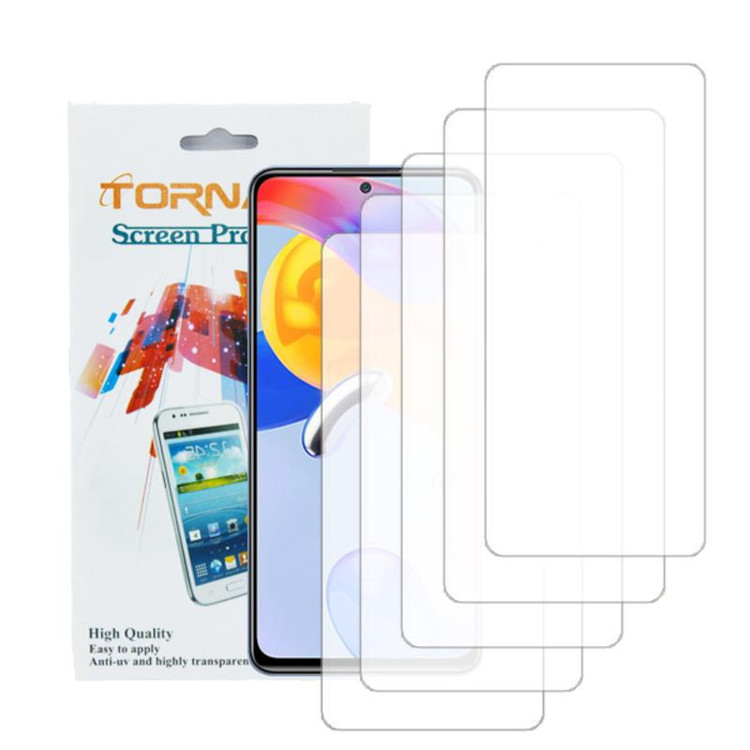 گلس محافظ صفحه نمایش نانوگلس مدل تورنادو مناسب موبایل شیائومی Note 11 Pro بسته 5عددی