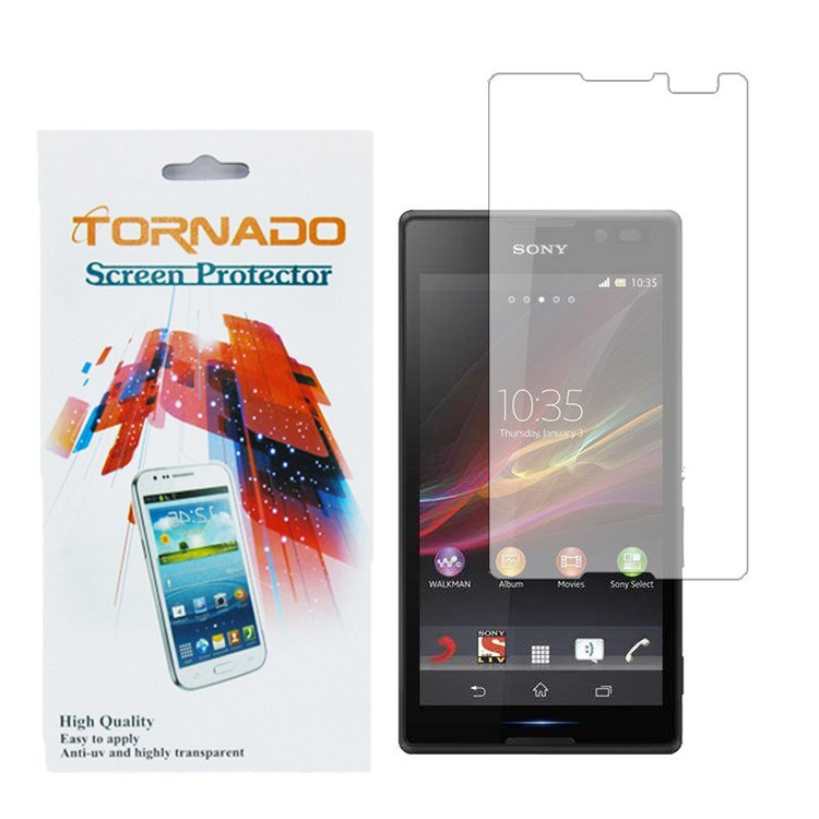 گلس محافظ صفحه نمایش نانوگلس تورنادو مناسب موبایل SONY C