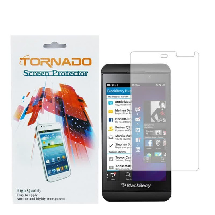 گلس محافظ صفحه نمایش نانوگلس تورنادو مناسب موبایل BlackBerryZ10