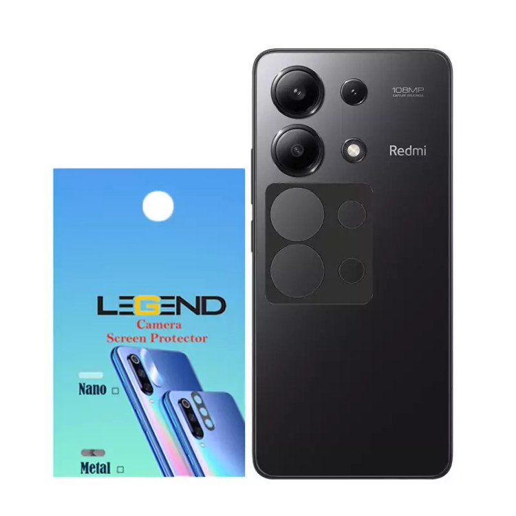 محافظ لنز دوربین لجند مدل قابدار مناسب برای موبایل شیائومی Redmi Note 13