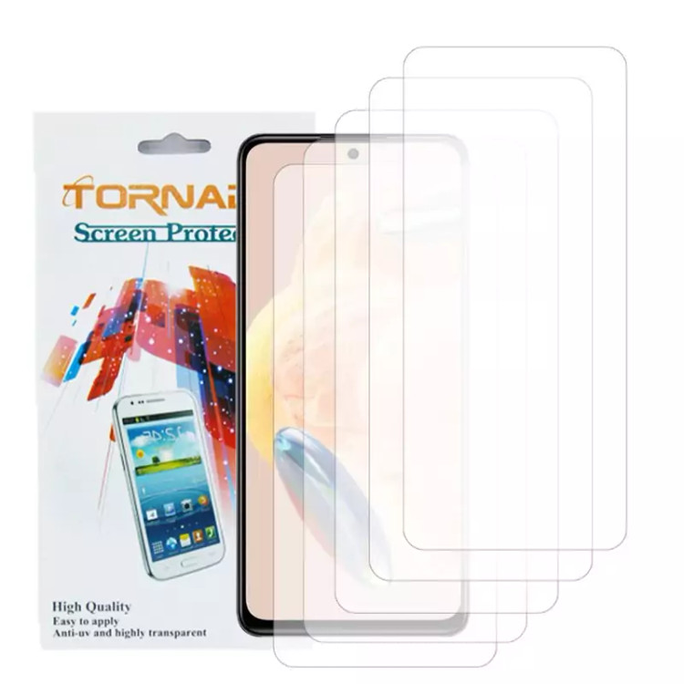 گلس محافظ صفحه نمایش تورنادو مدل نانو گلس مناسب برای موبایل Note 12 Pro 4G بسته 5 عددی