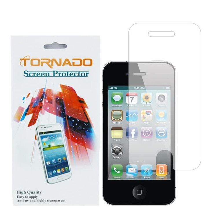 گلس محافظ صفحه نمایش نانوگلس تورنادو مناسب موبایل Apple Iphone 4