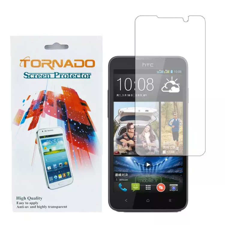 گلس محافظ صفحه نمایش نانوگلس تورنادو مناسب موبایل HTC D516