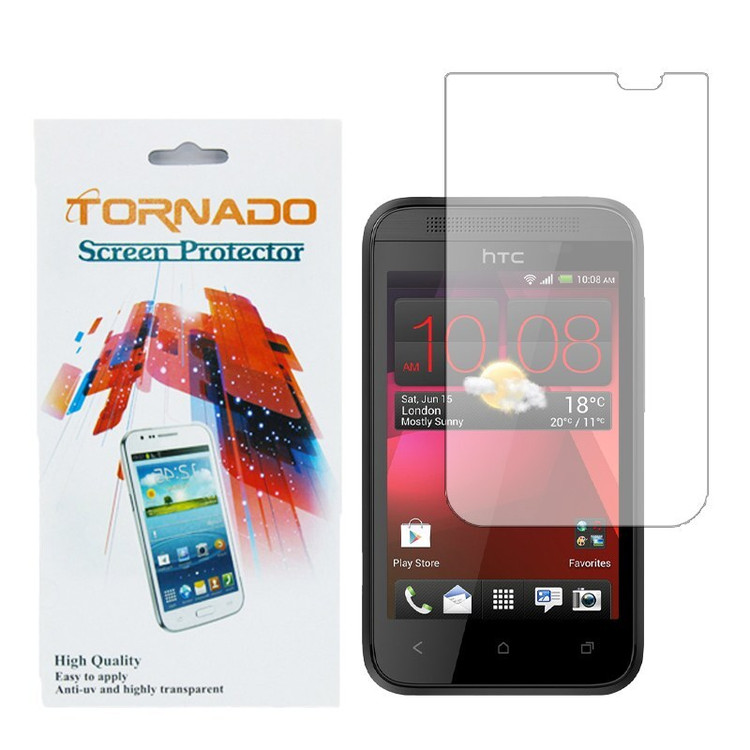 گلس محافظ صفحه نمایش نانوگلس تورنادو مناسب موبایل HTC d200