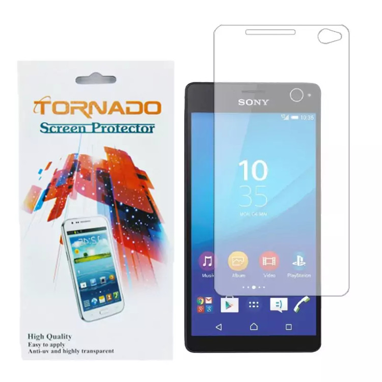 گلس محافظ صفحه نمایش نانوگلس تورنادو مناسب موبایل SONY C4