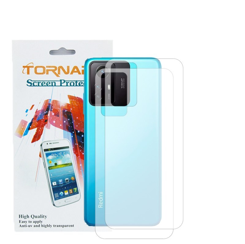 برچسب پوششی گوشی تورنادو مناسب برای پشت موبایل شیائومی Note 12S بسته 2 عددی