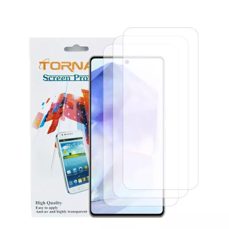 گلس محافظ صفحه نمایش تورنادو مدل نانو گلس مناسب برای موبایل سامسونگ Galaxy A55 بسته 3 عددی