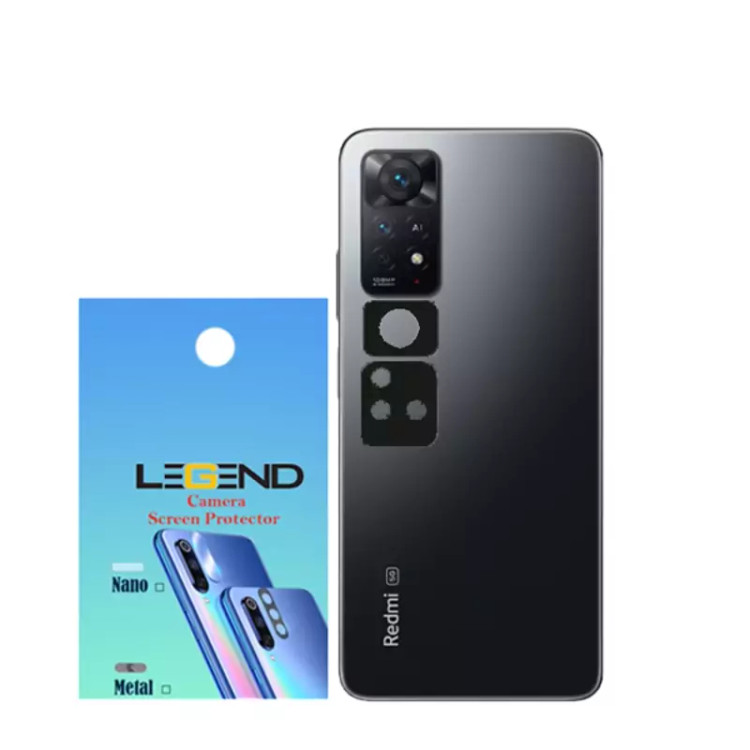محافظ لنز دوربین قابدار مدل لجند مناسب موبایل شیائومی Note 11 Pro