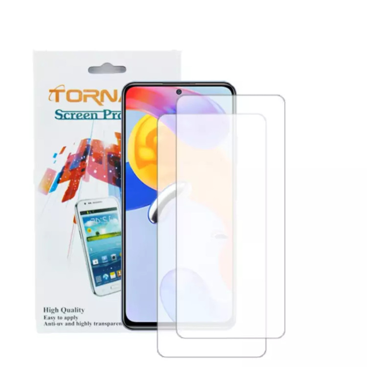 گلس محافظ صفحه نمایش نانوگلس مدل تورنادو مناسب موبایل شیائومی Note 11 Pro بسته 2عددی