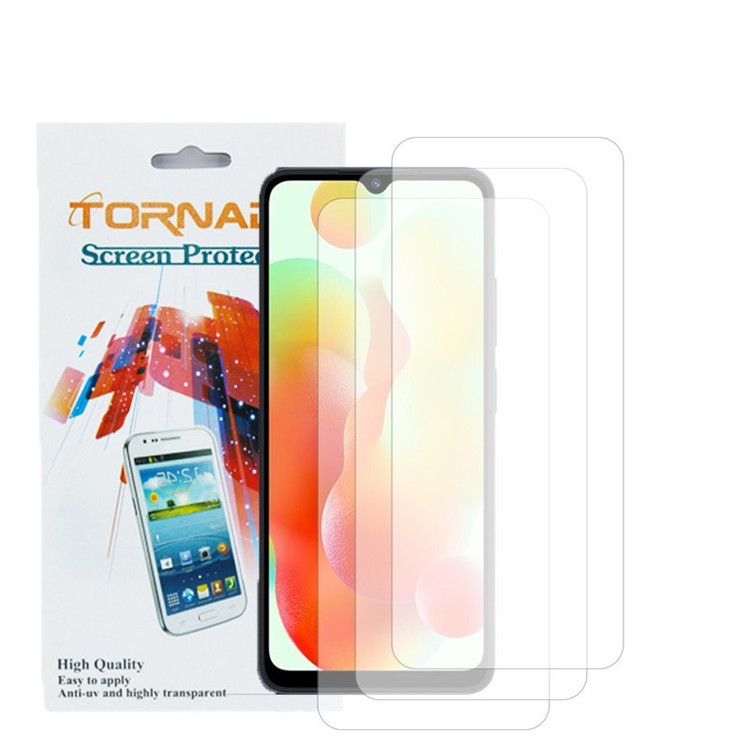 گلس محافظ صفحه نمایش تورنادو مدل نانو گلس مناسب برای موبایل شیائومی Redmi 12C بسته 3 عددی