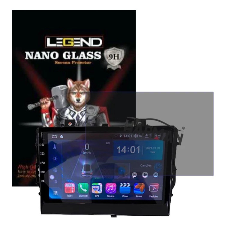 گلس محافظ صفحه نمایش لجند مدل نانو گلسM مناسب برای مانیتور خودرو X22 Pro