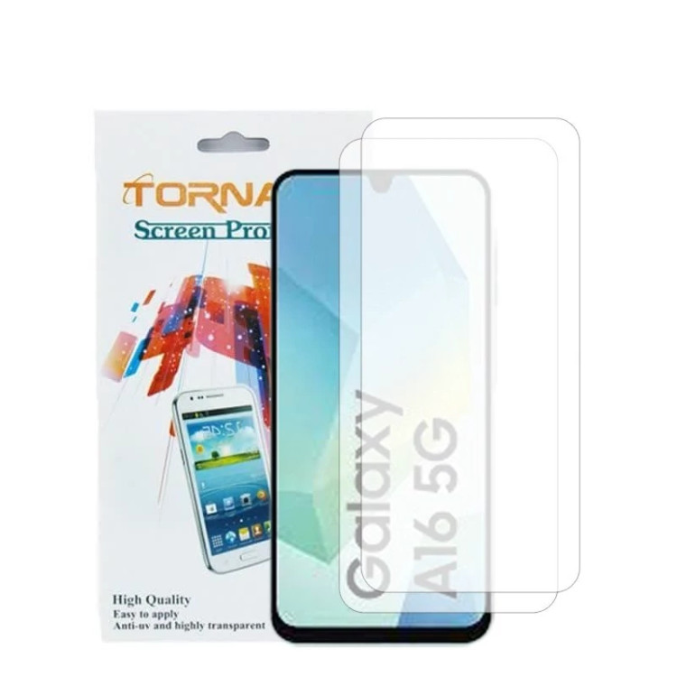 گلس محافظ صفحه نمایش تورنادو مدل نانو گلس مناسب برای موبایل سامسونگ Galaxy A16 بسته 2 عددی