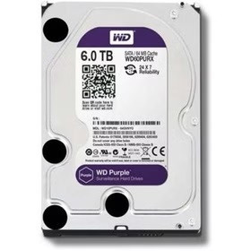 هارد دیسک اینترنال وسترن دیجیتال مدل Purple ظرفیت 6 ترابایت در حد نو