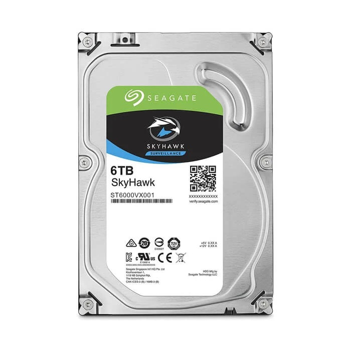 هارددیسک اینترنال سیگیت مدل SkyHawk ST6000VX001 ظرفیت 6 ترابایت در حد نو
