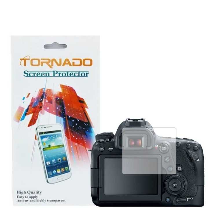گلس محافظ صفحه نمایش تورنادو مدل نانو گلس مناسب برای دوربین Canon EOS 6D Mark II