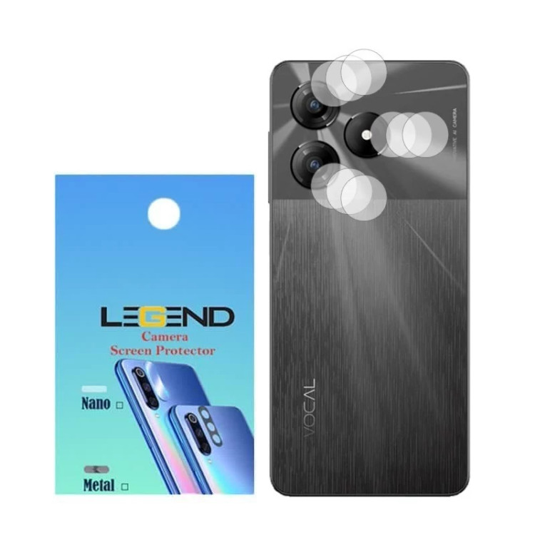 محافظ لنز دوربین لجند مدل نانو گلس مناسب برای موبایل وکال V11 بسته 3 عددی