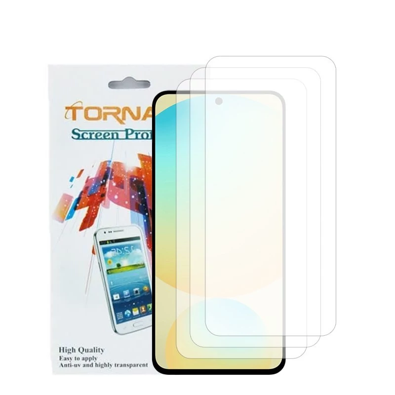 گلس محافظ صفحه نمایش تورنادو مدل نانو گلس مناسب برای موبایل سامسونگ Galaxy S24 FE بسته 3 عددی