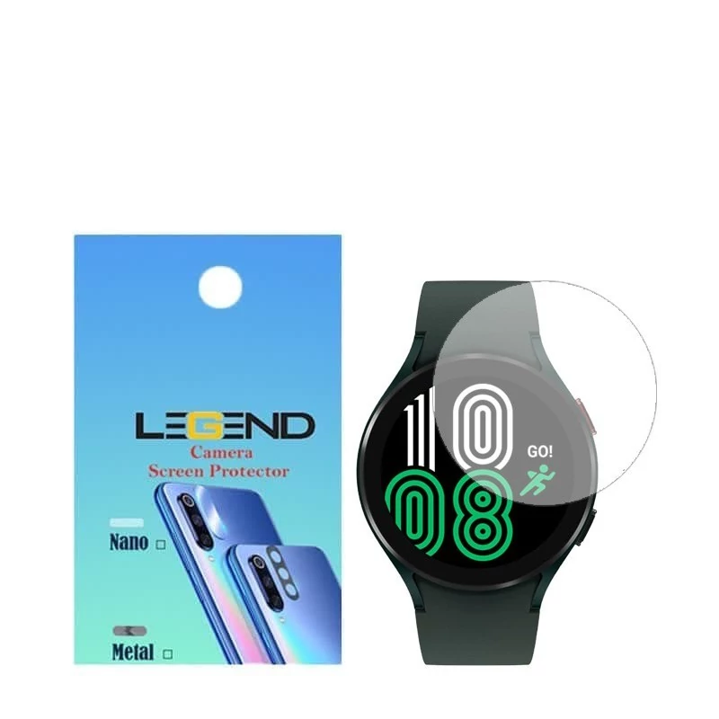 گلس محافظ صفحه نمایش لجند مدل نانو گلس مناسب برای ساعت هوشمند سامسونگ Galaxy Watch 4
