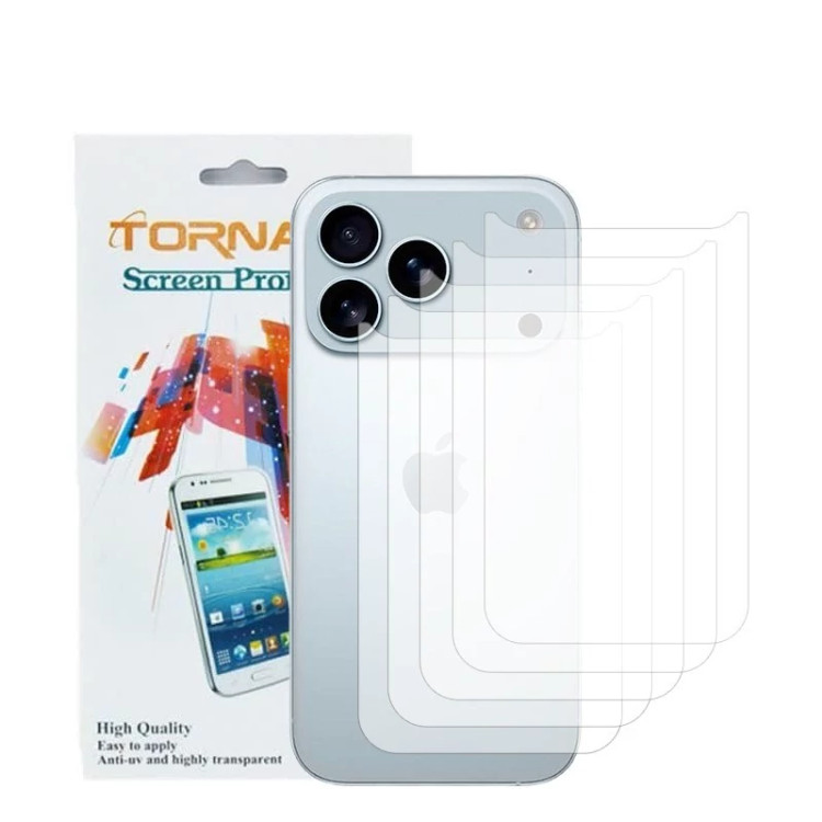 برچسب پوششی گوشی مدل تورنادو مناسب برای موبایل اپل آیفون 17 پرو مکس / iPhone 17 Pro Max بسته 5 عددی