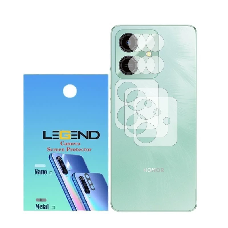 محافظ لنز دوربین لجند مدل نانو گلس مناسب برای موبایل آنر پلی 10 / Honor Play 10 بسته 3 عددی