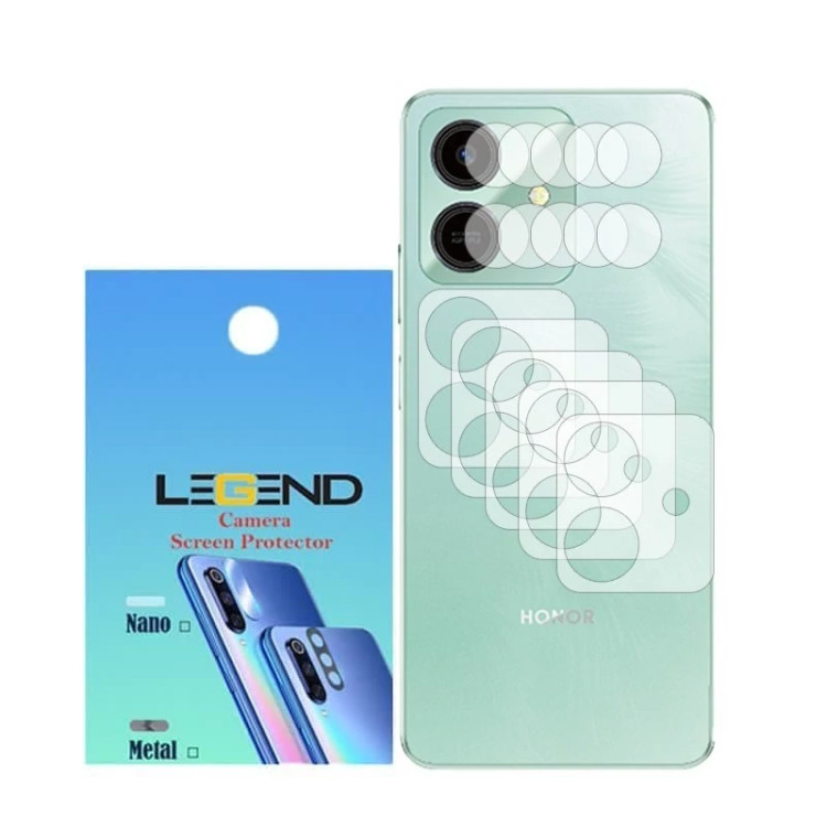 محافظ لنز دوربین لجند مدل نانو گلس مناسب برای موبایل آنر پلی 10 / Honor Play 10 بسته 5 عددی