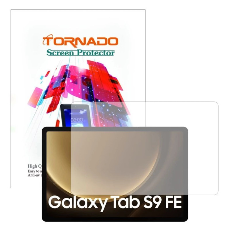 گلس محافظ صفحه نمایش تورنادو مدل نانو مناسب برای تبلت سامسونگ Galaxy Tab S9 FE