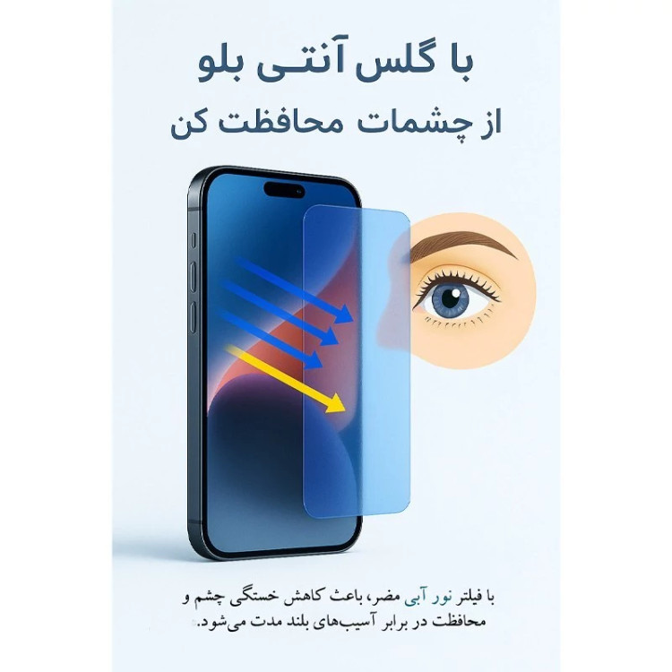 گلس محافظ صفحه نمایش تورنادو مدل نانوگلس مناسب برای موبایل اپل iPhone 16 بسته 3 عددی