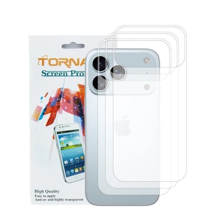 برچسب پوششی گوشی تورنادو مدل فول مناسب برای موبایل اپل iPhone 17 Pro بسته 3 عددی