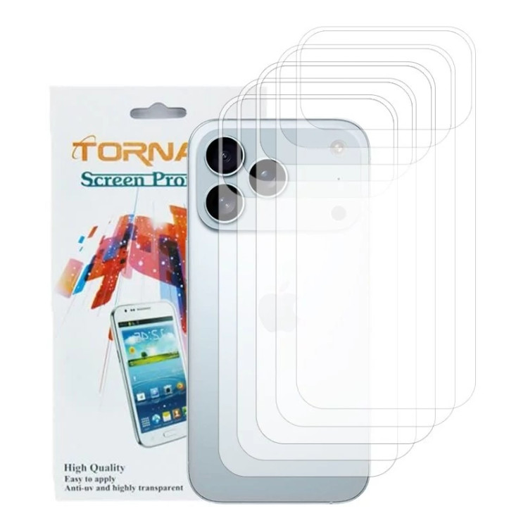 برچسب پوششی گوشی تورنادو مدل فول مناسب برای موبایل اپل iPhone 17 Pro بسته 5 عددی