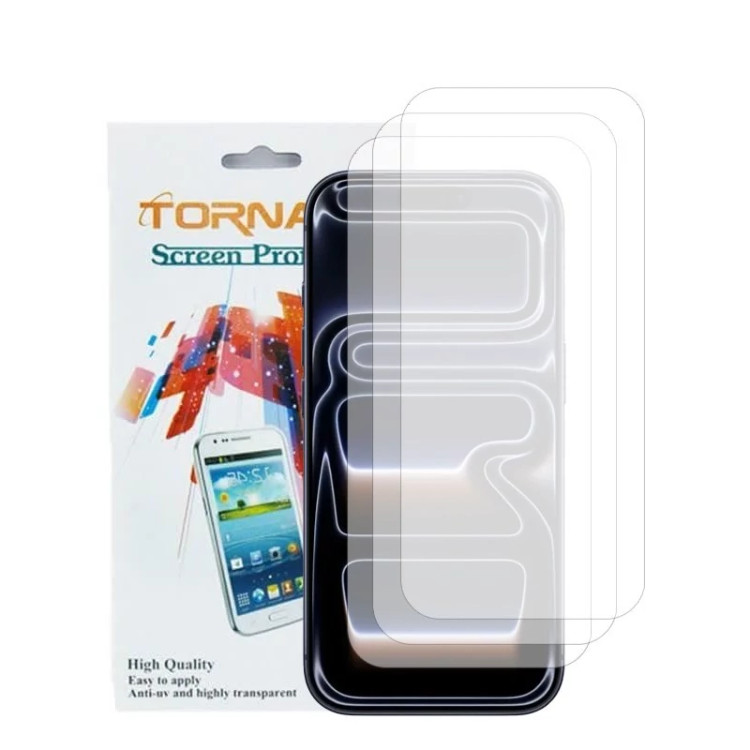 گلس محافظ صفحه نمایش تورنادو مدل نانوگلس مناسب برای موبایل اپل iPhone 17 Pro بسته 3 عددی
