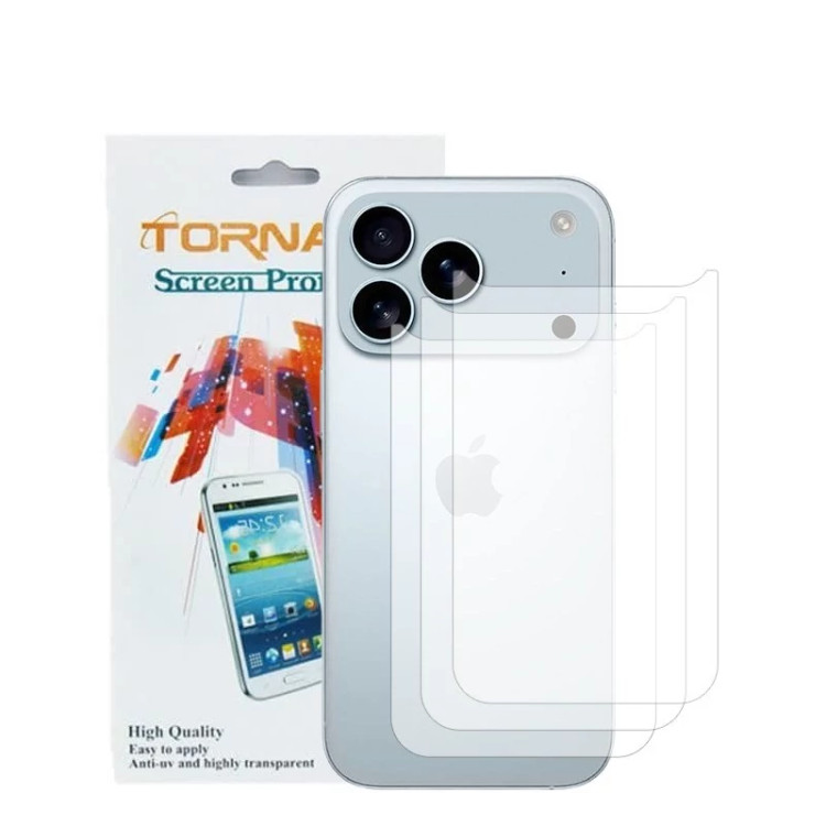 برچسب پوششی گوشی مدل تورنادو مناسب برای موبایل اپل آیفون 17 پرو مکس / iPhone 17 Pro Max بسته 3 عددی