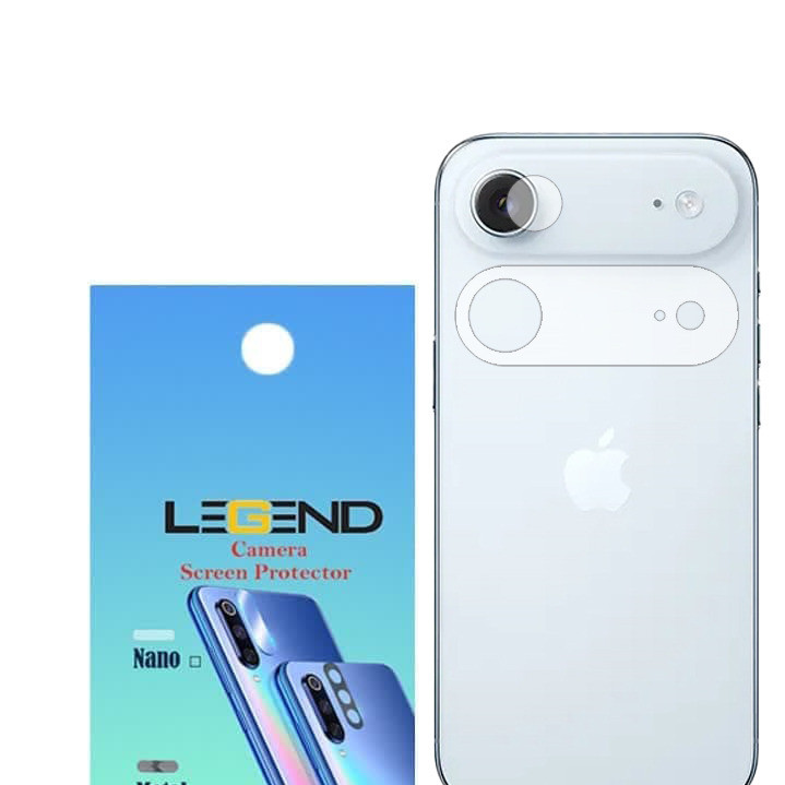 محافظ لنز دوربین لجند مدل نانو گلس مناسب برای موبایل اپل iPhone Air