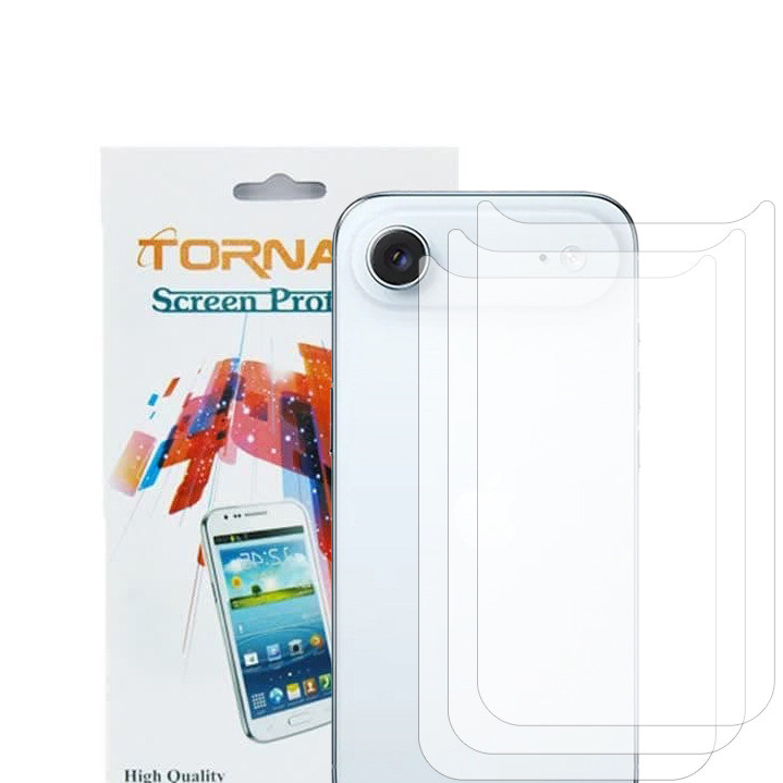 محافظ پشت گوشی تورنادو مدل نانو گلس مناسب برای موبایل اپل iPhone Air بسته 3 عددی