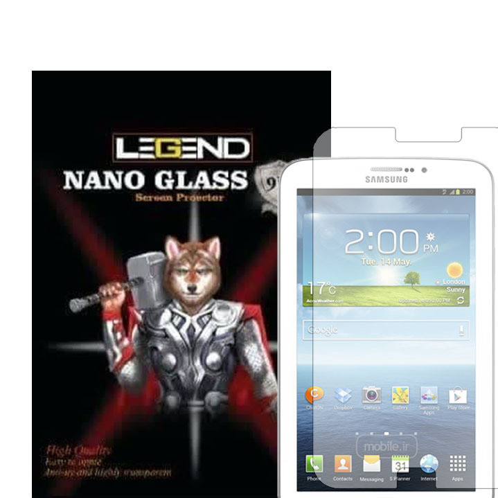 محافظ صفحه نمایش لجند مدل نانو گلس مناسب برای تبلت Samsung Galaxy P3200 TAB 7
