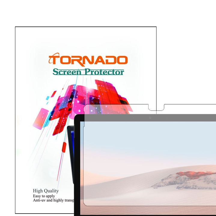 محافظ صفحه نمایش تورنادو مدل نانو گلس مناسب برای تبلت Microsoft Surface surface go2 TAB 10.5