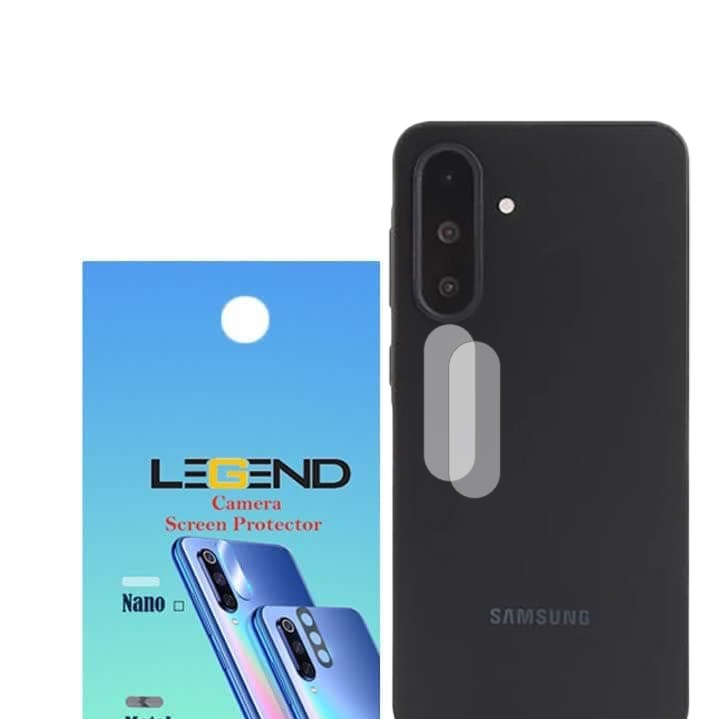 محافظ لنز دوربین لجند مدل نانو گلس مناسب برای موبایل سامسونگ Galaxy A26 بسته 2 عددی