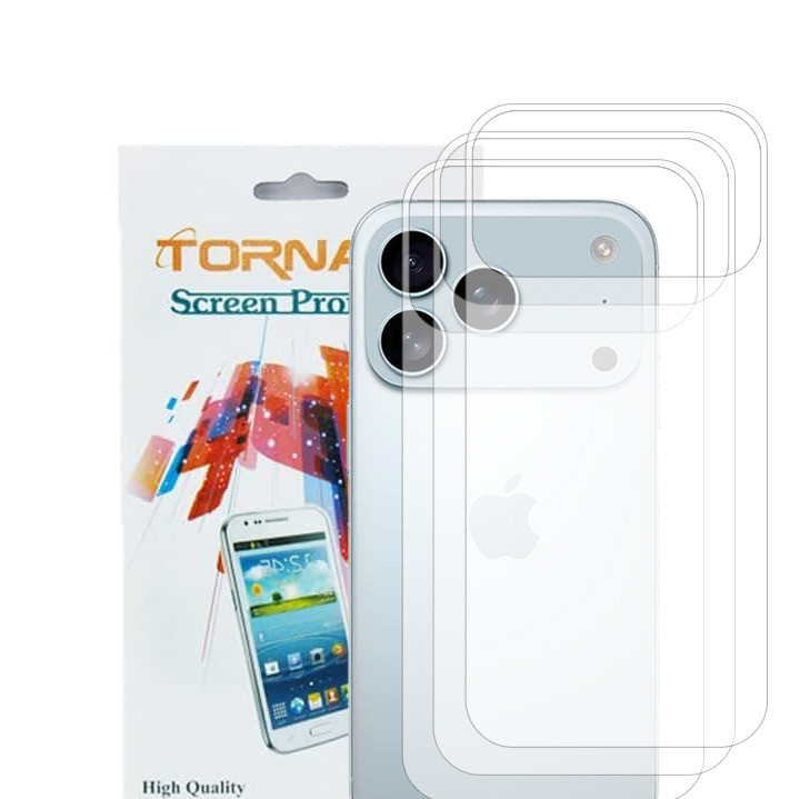 برچسب پوششی پشت گوشی تورنادو مدل فول مناسب برای موبایل اپل iPhone 18 Pro Max بسته 3 عددی