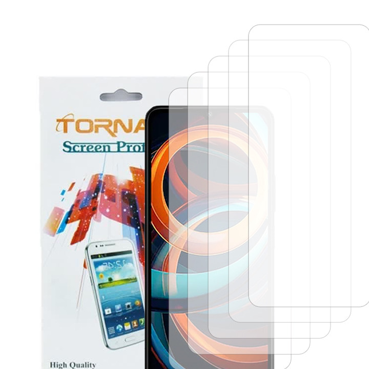 محافظ صفحه نمایش تورنادو مدل نانو گلس مناسب برای موبایل شیائومی Xiaomi Redmi A3 بسته 5 عددی